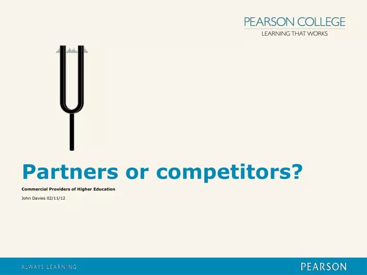 partners or competitors