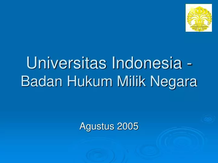 universitas indonesia badan hukum milik negara
