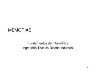 memorias