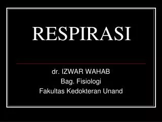 respirasi