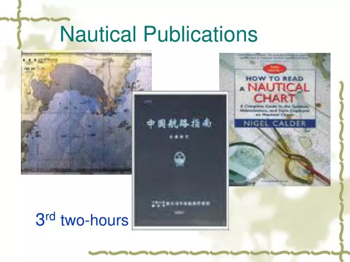 nautical publications