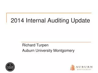 2014 Internal Auditing Update