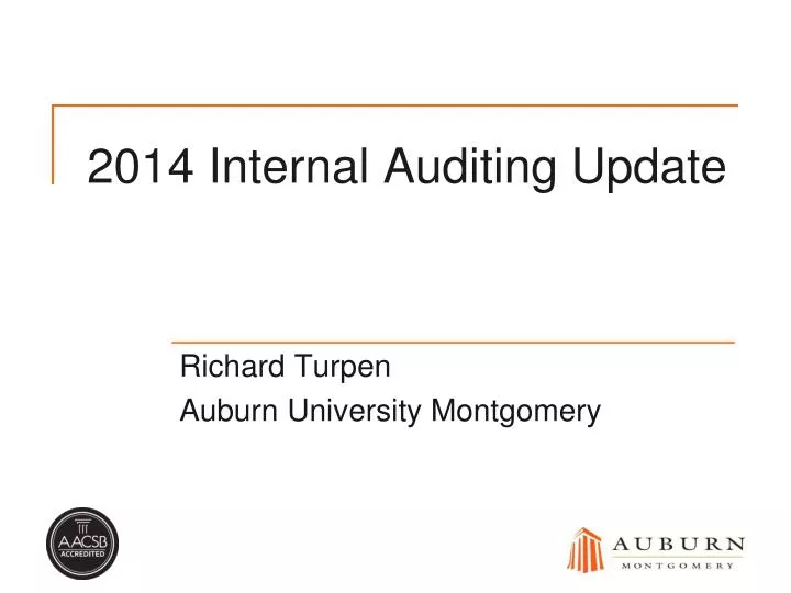 2014 internal auditing update