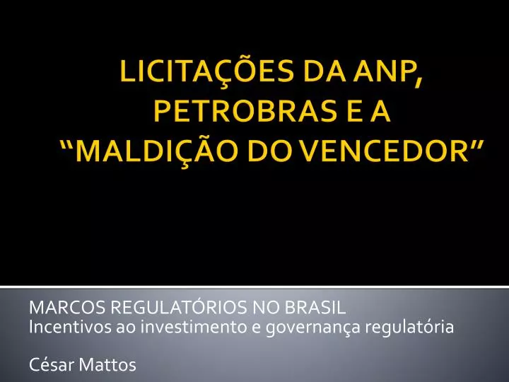 marcos regulat rios no brasil incentivos ao investimento e governan a regulat ria c sar mattos