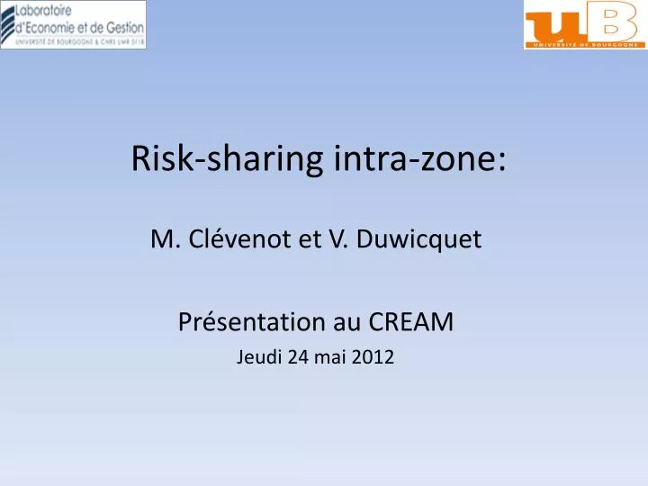 risk sharing intra zone