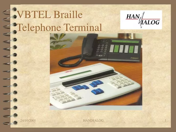 vbtel braille telephone terminal