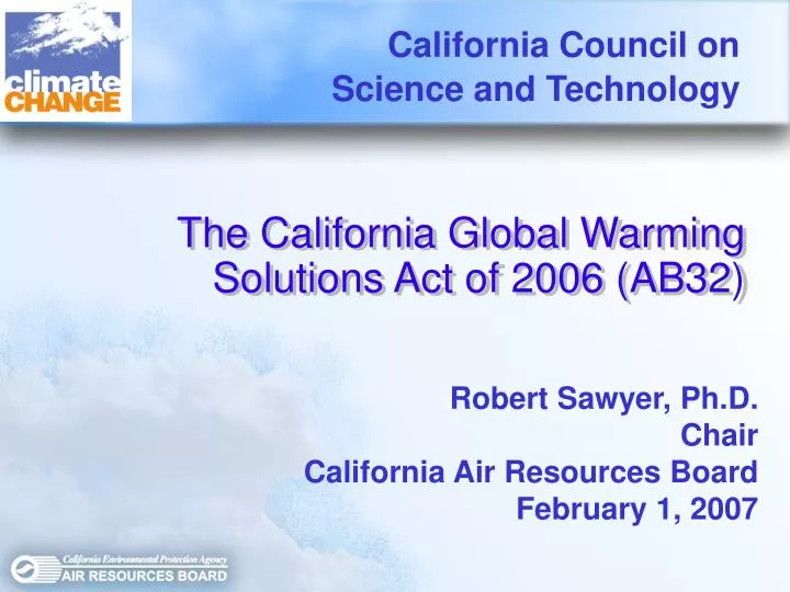 the california global warming solutions act of 2006 ab32