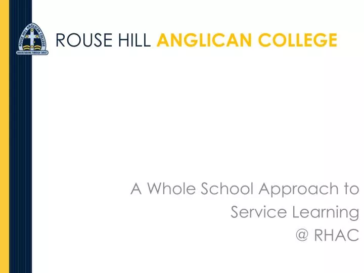 rouse hill anglican college