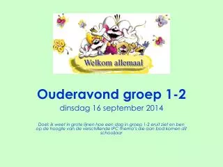 ouderavond groep 1 2