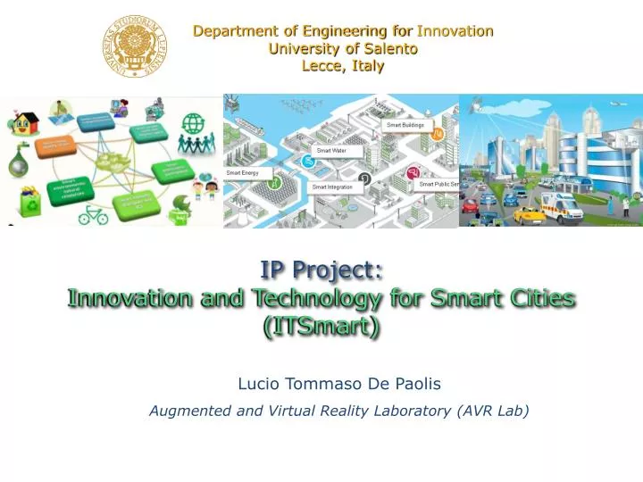 ip project innovation and technology for smart cities itsmart