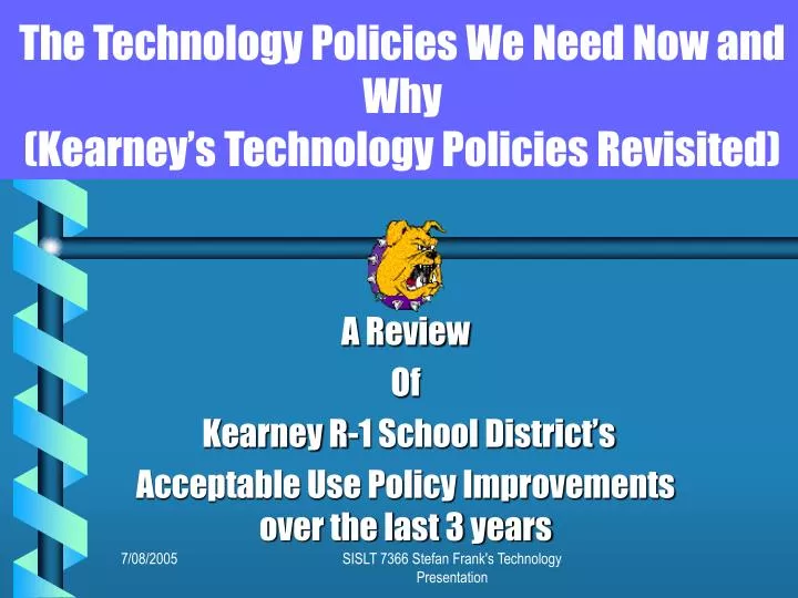 the technology policies we need now and why kearney s technology policies revisited