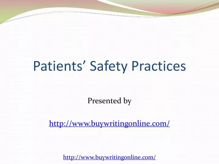 patients safety practices