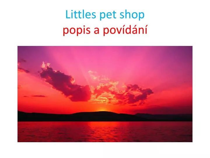 littles pet shop popis a pov d n