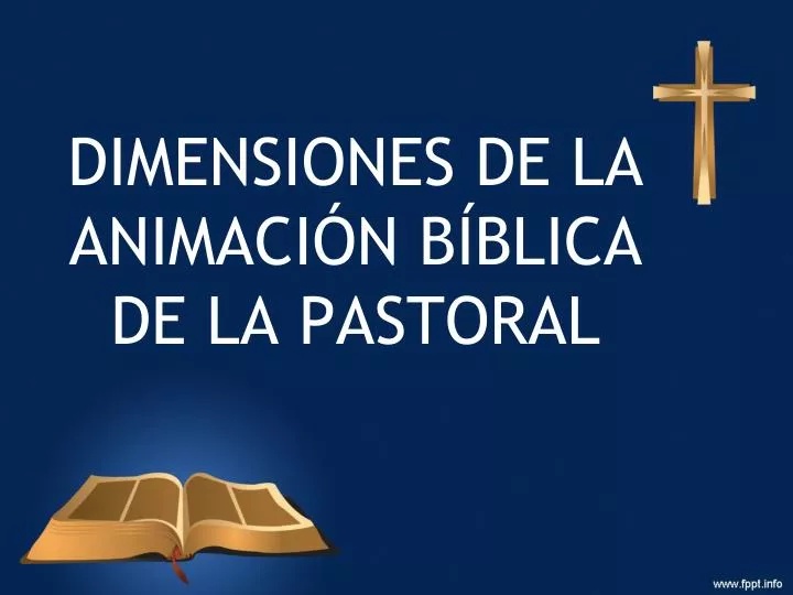 dimensiones de la animaci n b blica de la pastoral