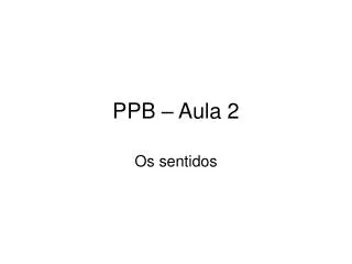 ppb aula 2