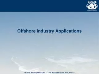 Offshore Industry Applications