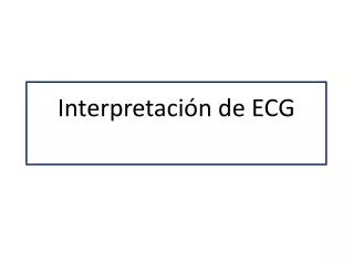 interpretaci n de ecg