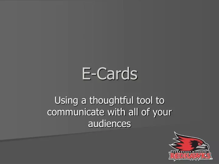 e cards