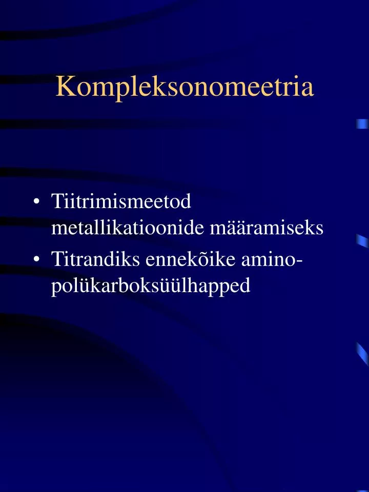 kompleksonomeetria