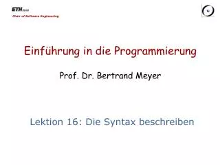 einf hrung in die programmierung prof dr bertrand meyer