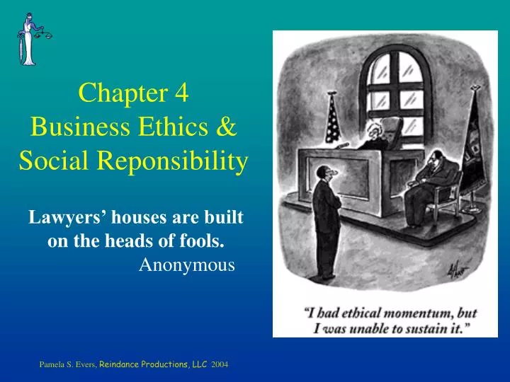 chapter 4 business ethics social reponsibility