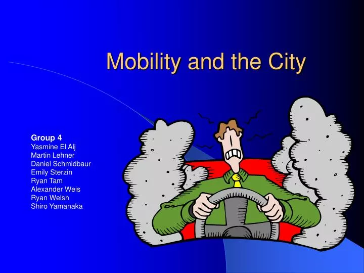 mobility and the city