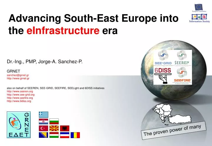 advancing south east europe into the einfrastructure era