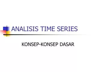 analisis time series