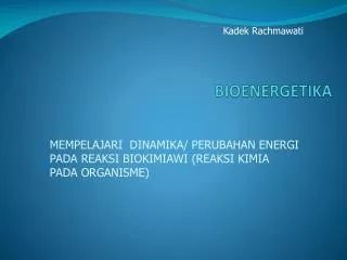 bioenergetika