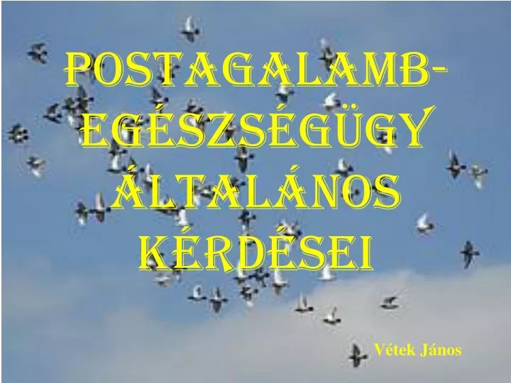 postagalamb eg szs g gy ltal nos k rd sei