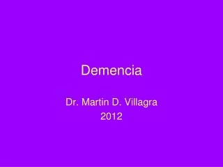 demencia