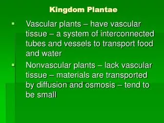 Kingdom Plantae