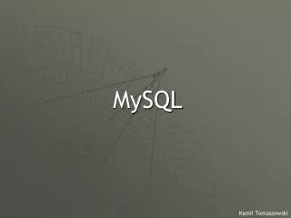 mysql