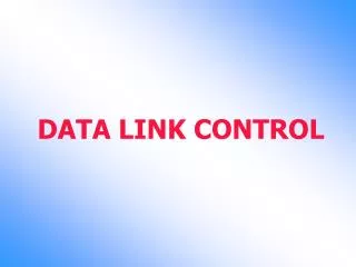data link control