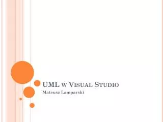 uml w visual studio