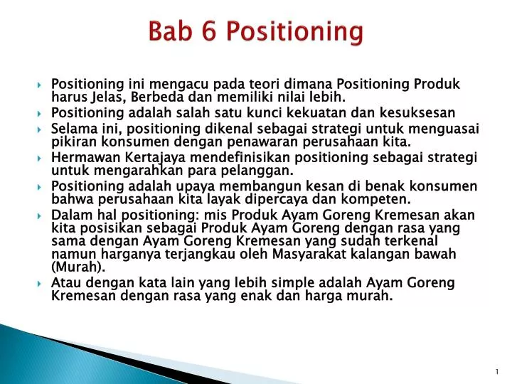 bab 6 positioning