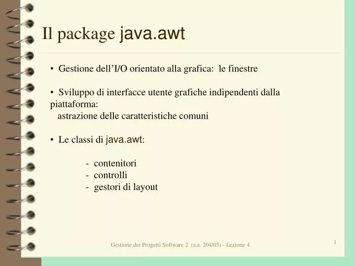 il package java awt