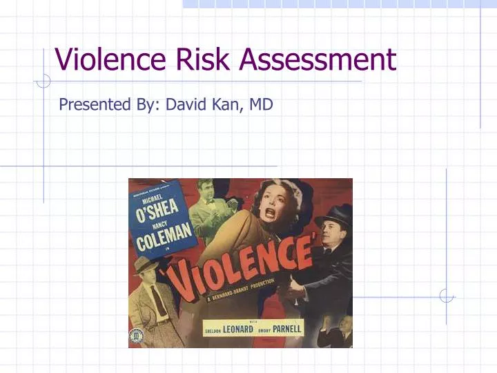 violence risk assessment