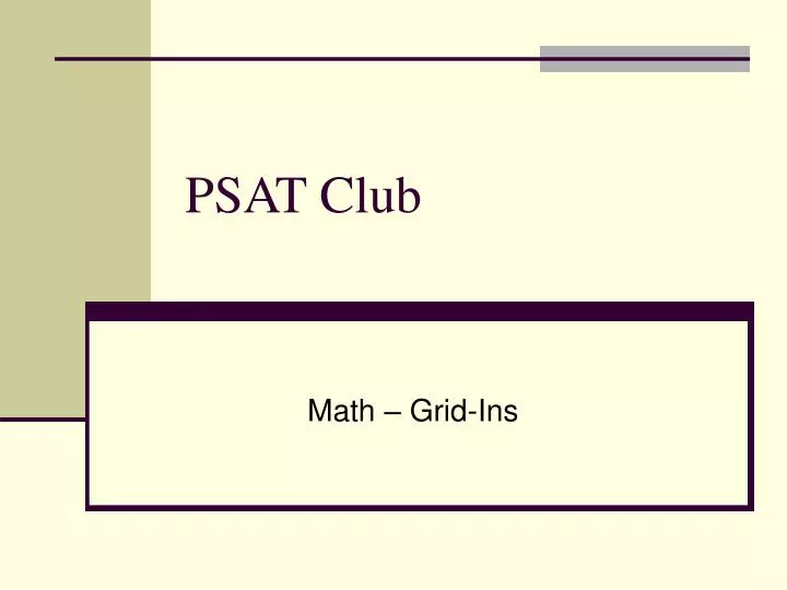 psat club