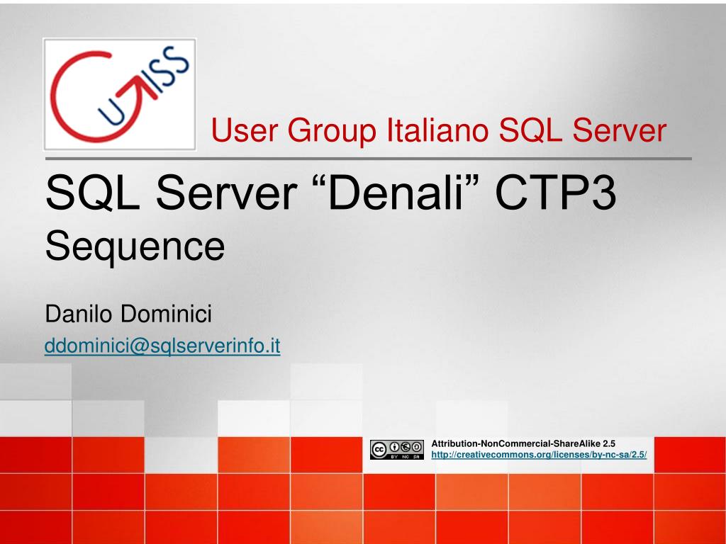 PPT - SQL Server “Denali” CTP3 Sequence PowerPoint Presentation, free ...