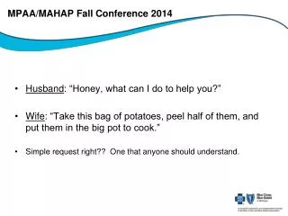 mpaa mahap fall conference 2014