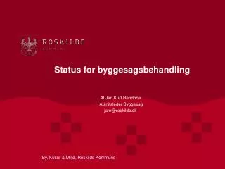 status for byggesagsbehandling