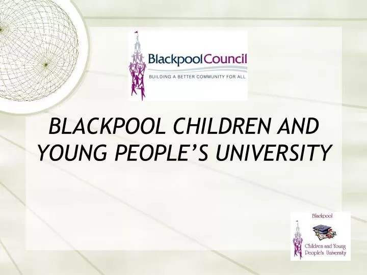 blackpool children and young people s university