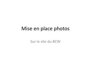 mise en place photos