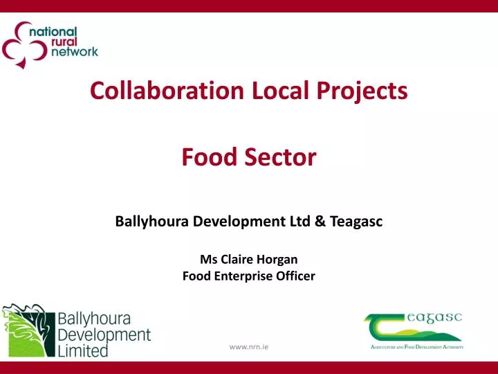 collaboration local projects food sector