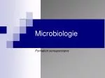 Microbiologie - slide 1