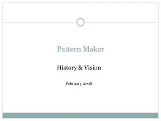 Pattern Maker