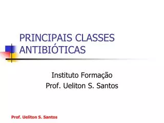 principais classes antibi ticas
