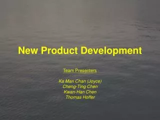 New Product Development