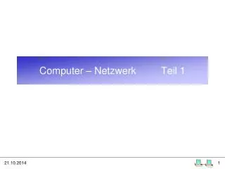 computer netzwerk teil 1